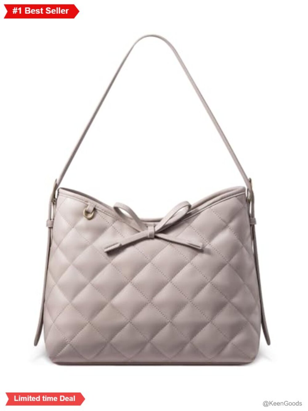 Faux Leather Hobo Shoulder Bag Quilted Crossbody Purse Adjustable Strap